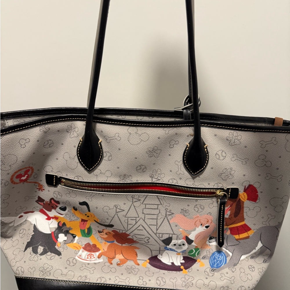 Dooney & Bourke Red Interior Tote - Picture 2 of 3